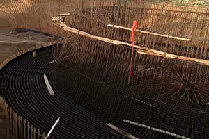 厦门砼烟囱新建施工现场